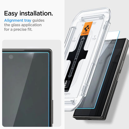 Spigen Glas.tR EZ Fit Tempered Glass for Samsung Galaxy Z Fold 6 - 2 pcs._9