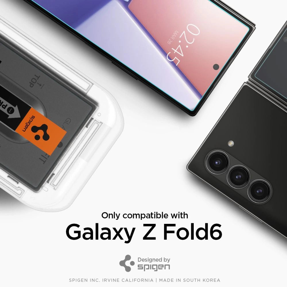Spigen Glas.tR EZ Fit Tempered Glass for Samsung Galaxy Z Fold 6 - 2 pcs._8