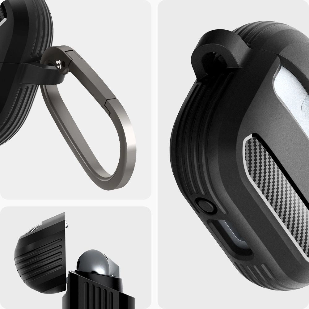 Spigen Rugged Armor Samsung Galaxy Buds 3 / 3 Pro Case - Black_11