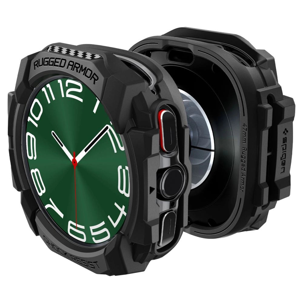 Spigen Rugged Armor Case for Samsung Galaxy Watch Ultra (47mm) - Matte Black_7