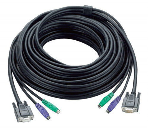 Aten 30ft PS/2 cable para video, teclado y ratÃ³n (kvm) Negro 10 m_0