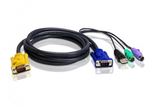 Aten 2L5302UP cable para video, teclado y ratÃ³n (kvm) Negro 1,8 m_0