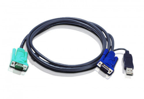 Aten 2L5203U cable para video, teclado y ratÃ³n (kvm) Negro 3 m_0