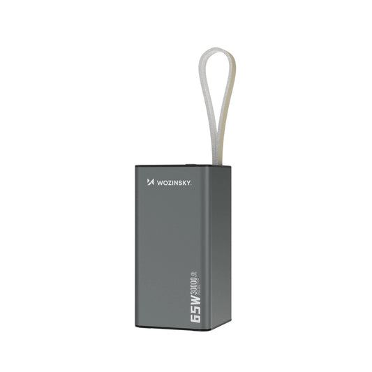 Powerbank Wozinsky K65+ 65W 30000mAh 2x USB-C, 1x USB-A 65W - gray_0