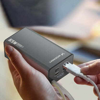 Powerbank Wozinsky K65+ 65W 30000mAh 2x USB-C, 1x USB-A 65W - gray_1