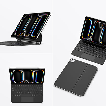 Dux Ducis Keyboard (MK Series) Case with Bluetooth Keyboard for iPad Pro 11" 2024 - Black_6