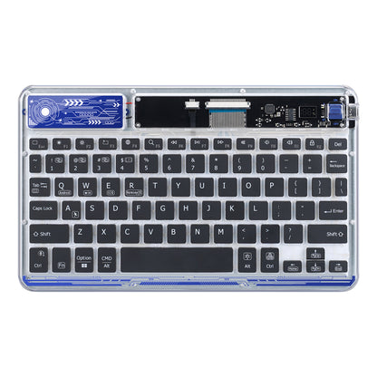Dux Ducis Keyboard (CK Series) Wireless for Laptop / Tablet / Phone - Transparent_0