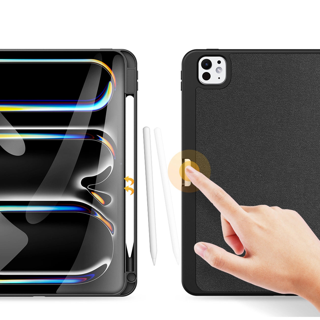 Dux Ducis Domo flip and smart sleep case for iPad Pro 11&quot; 2024 - black_5