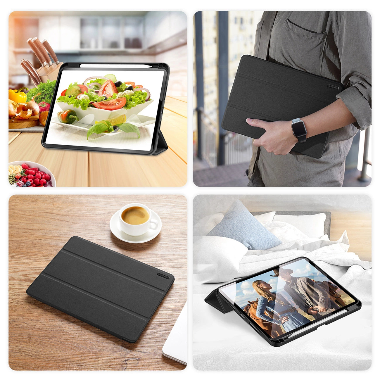 Dux Ducis Domo flip and smart sleep case for iPad Pro 11&quot; 2024 - black_8
