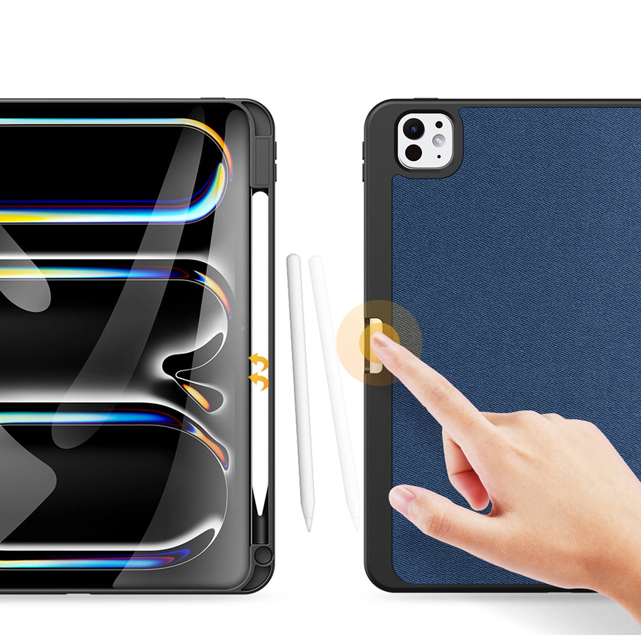 Dux Ducis Domo case with flap and smart sleep for Xiaomi Pad 6 / 6 Pro - blue_2