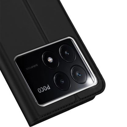 Dux Ducis Skin Pro case for Xiaomi Poco X6 Pro 5G / Redmi K70E with flap and card slot - black_3