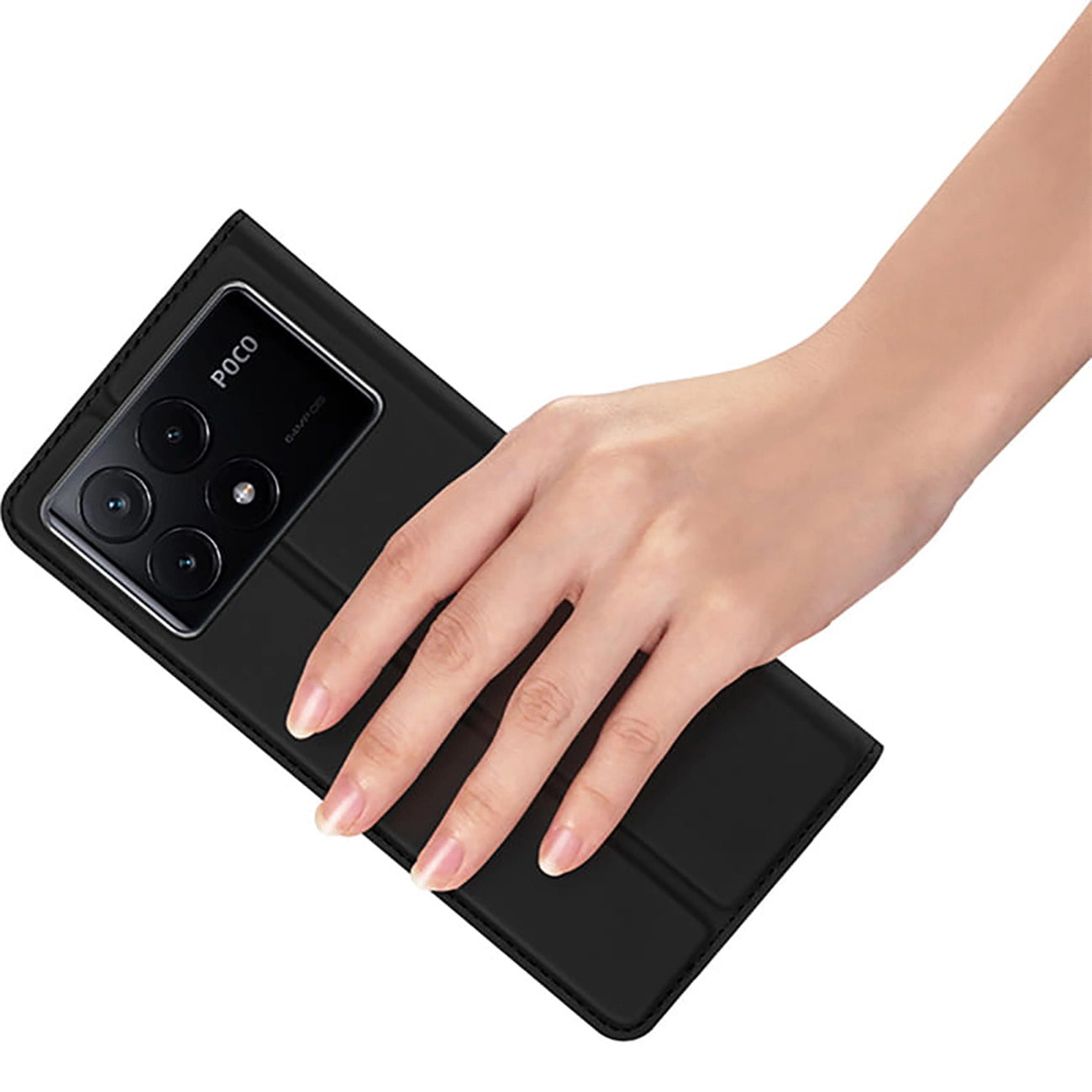 Dux Ducis Skin Pro case for Xiaomi Poco X6 Pro 5G / Redmi K70E with flap and card slot - black_7