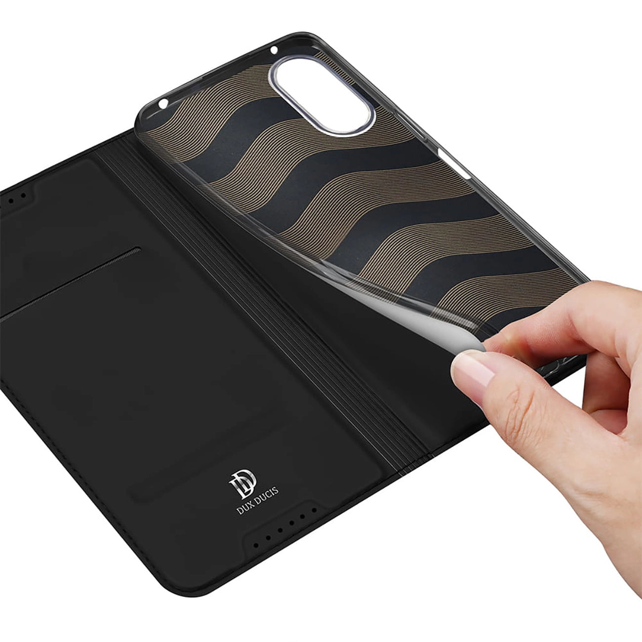Dux Ducis Skin Pro case for Sony Xperia 10 VI with flap and card slot - black_3