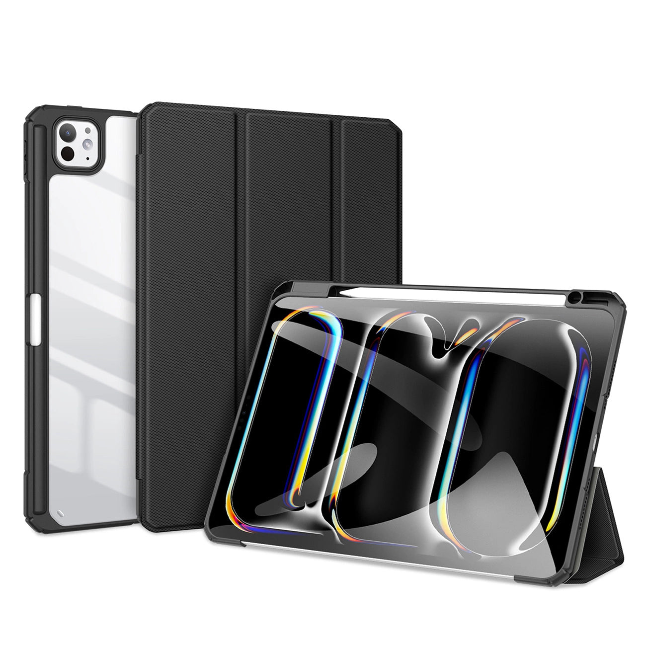 Dux Ducis Toby case with flap and stand for iPad Pro 11" 2024 - black_0