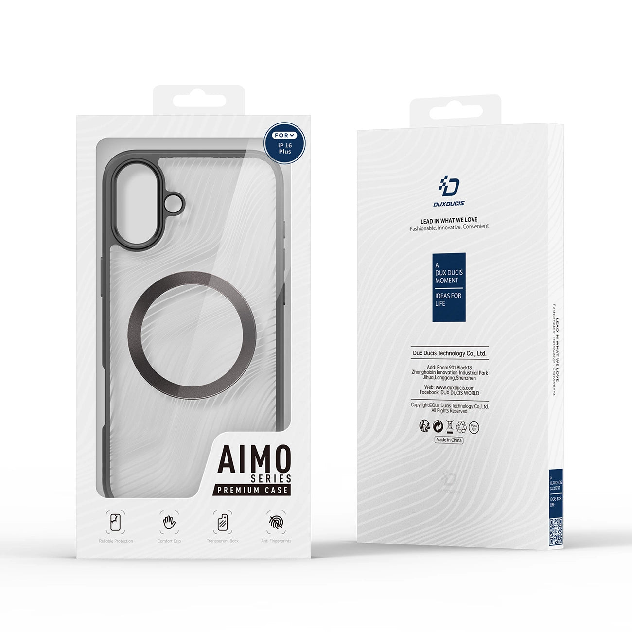 Dux Ducis Aimo Mag Case with MagSafe for iPhone 16 Plus - Black_2