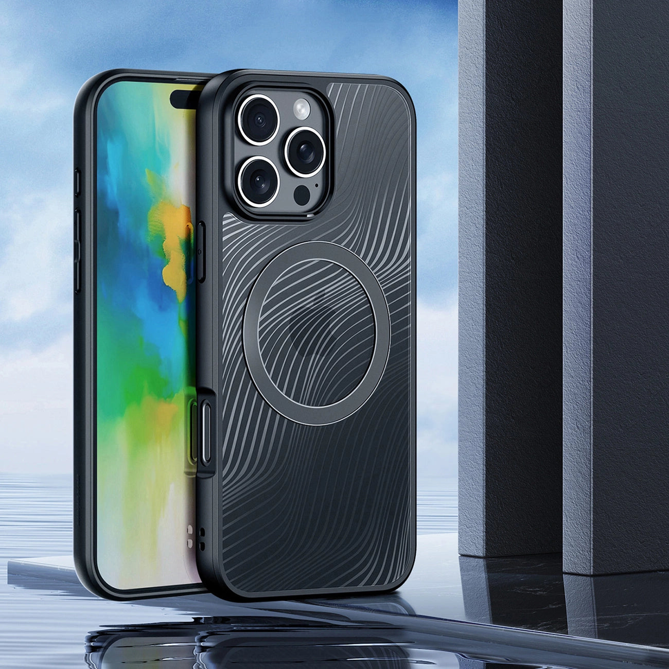 Dux Ducis Aimo Mag Case with MagSafe for iPhone 16 Pro - Black_3