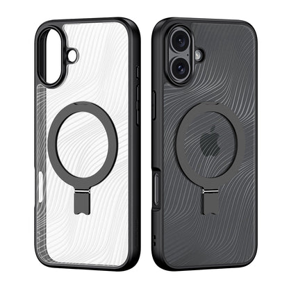 Dux Ducis Aimo Mag case with MagSafe and stand for iPhone 16 - black_1