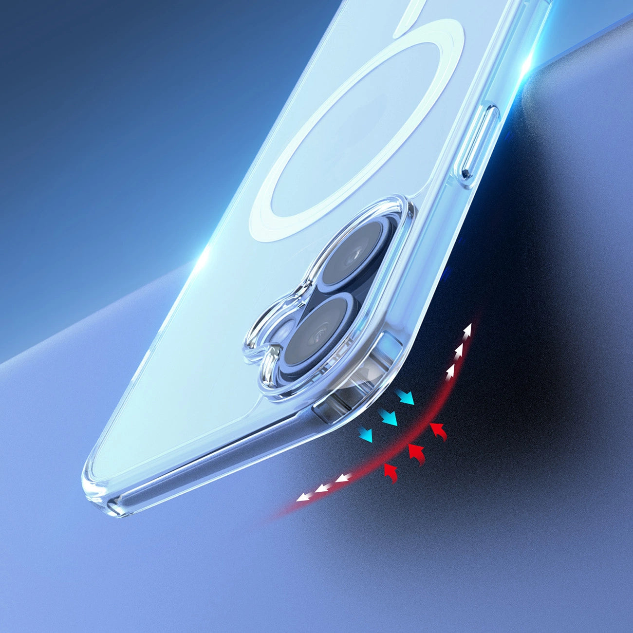 Dux Ducis Clin Mag case with MagSafe for iPhone 16 - transparent_9