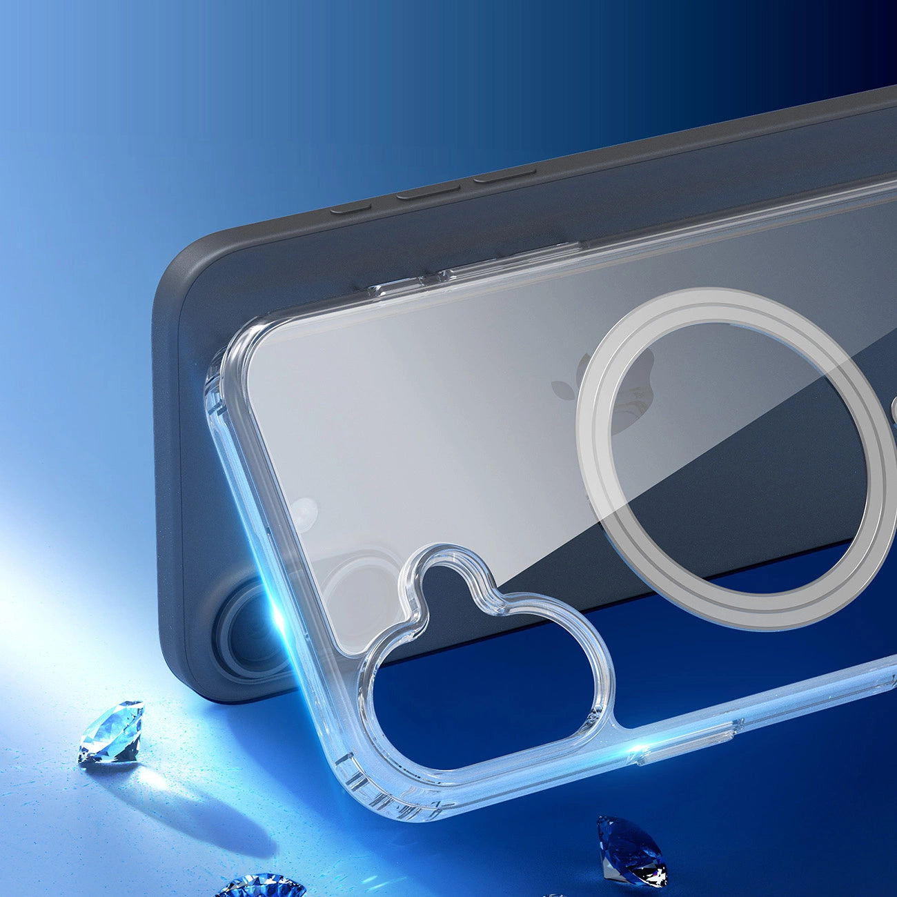 Dux Ducis Clin Mag case with MagSafe for iPhone 16 - transparent_7