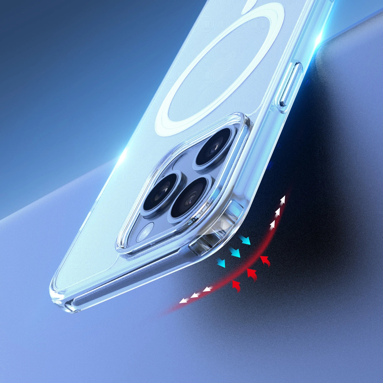 Dux Ducis Clin Mag case with MagSafe for iPhone 16 Pro Max - transparent_9