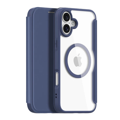 Dux Ducis Skin X Pro iPhone 16 Case with MagSafe and Flip - Blue_0