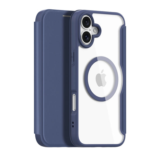 Dux Ducis Skin X Pro iPhone 16 Case with MagSafe and Flip - Blue_0