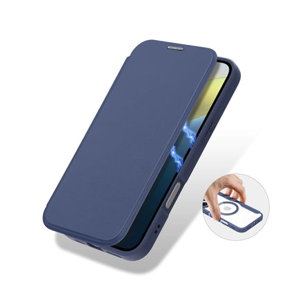 Dux Ducis Skin X Pro iPhone 16 Case with MagSafe and Flip - Blue_6