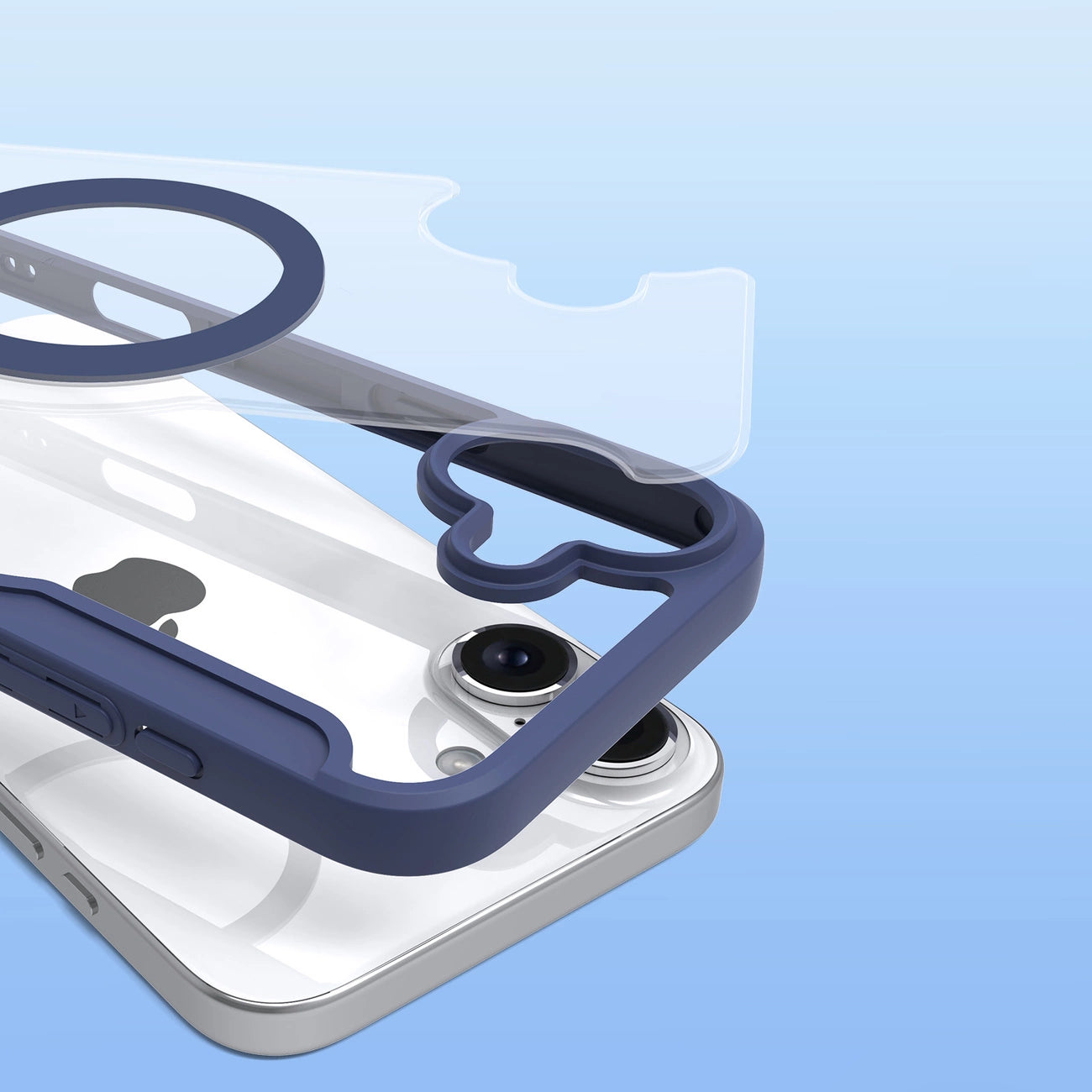 Dux Ducis Skin X Pro iPhone 16 Case with MagSafe and Flip - Blue_8