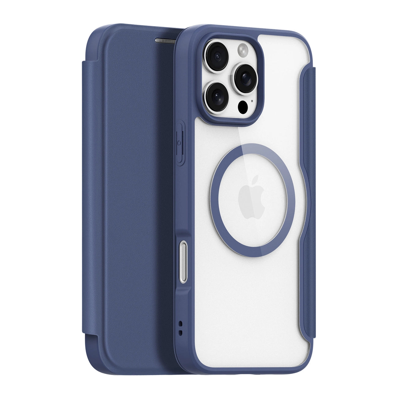Dux Ducis Skin X Pro Case for iPhone 16 Pro Max with MagSafe and Flip - Blue_0