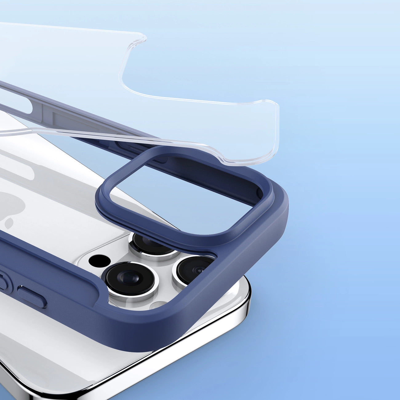 Dux Ducis Skin X Pro Case for iPhone 16 Pro Max with MagSafe and Flip - Blue_9