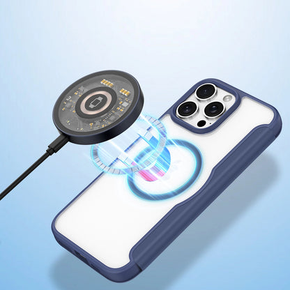 Dux Ducis Skin X Pro Case for iPhone 16 Pro Max with MagSafe and Flip - Blue_4