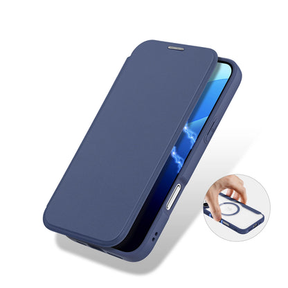 Dux Ducis Skin X Pro Case for iPhone 16 Pro Max with MagSafe and Flip - Blue_7