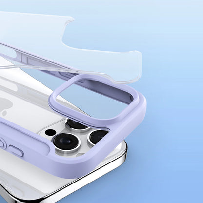 Dux Ducis Skin X Pro iPhone 16 Pro Max Case with MagSafe and Flip Cover - Purple_10