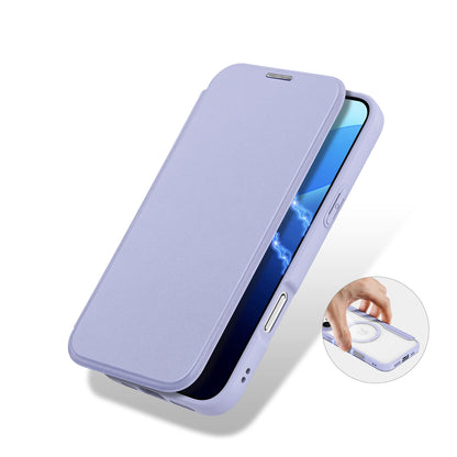 Dux Ducis Skin X Pro iPhone 16 Pro Max Case with MagSafe and Flip Cover - Purple_8