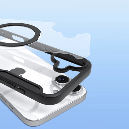 Dux Ducis Skin X Pro iPhone 16 Case with MagSafe, Flip and Stand - Black_13