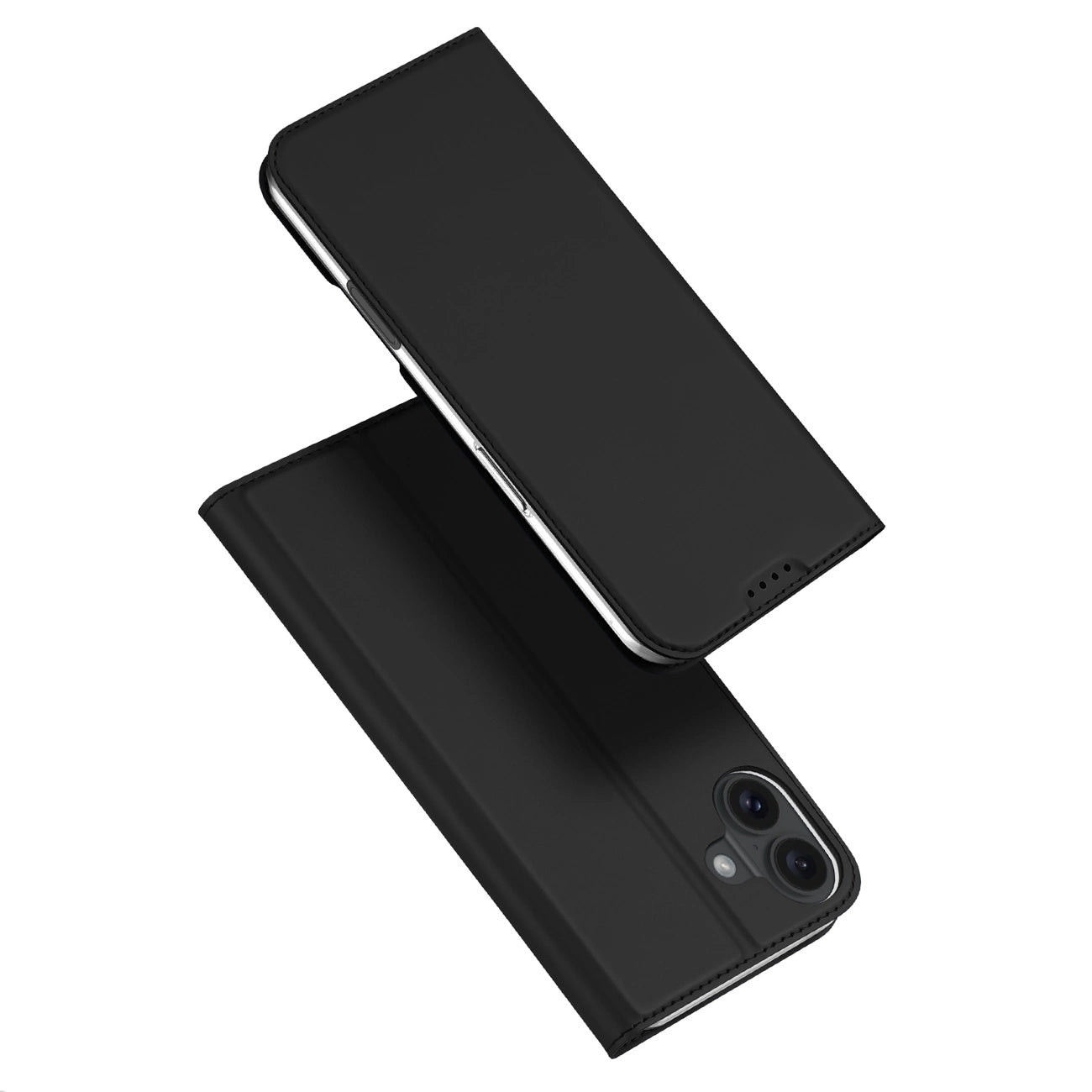 Dux Ducis Skin Pro iPhone 16 Plus Case with Flip and Card Slot - Black_1
