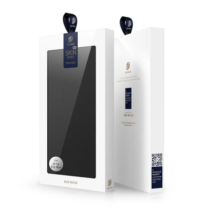 Dux Ducis Skin Pro iPhone 16 Pro Case with Flip and Card Slot - Black_6