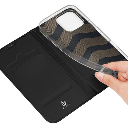 Dux Ducis Skin Pro iPhone 16 Pro Case with Flip and Card Slot - Black_8