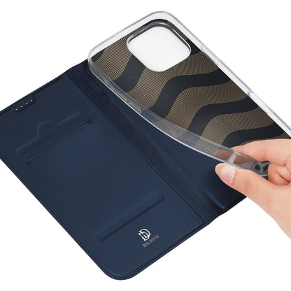 Dux Ducis Skin Pro iPhone 16 Pro Case with Flip and Card Slot - Blue_7