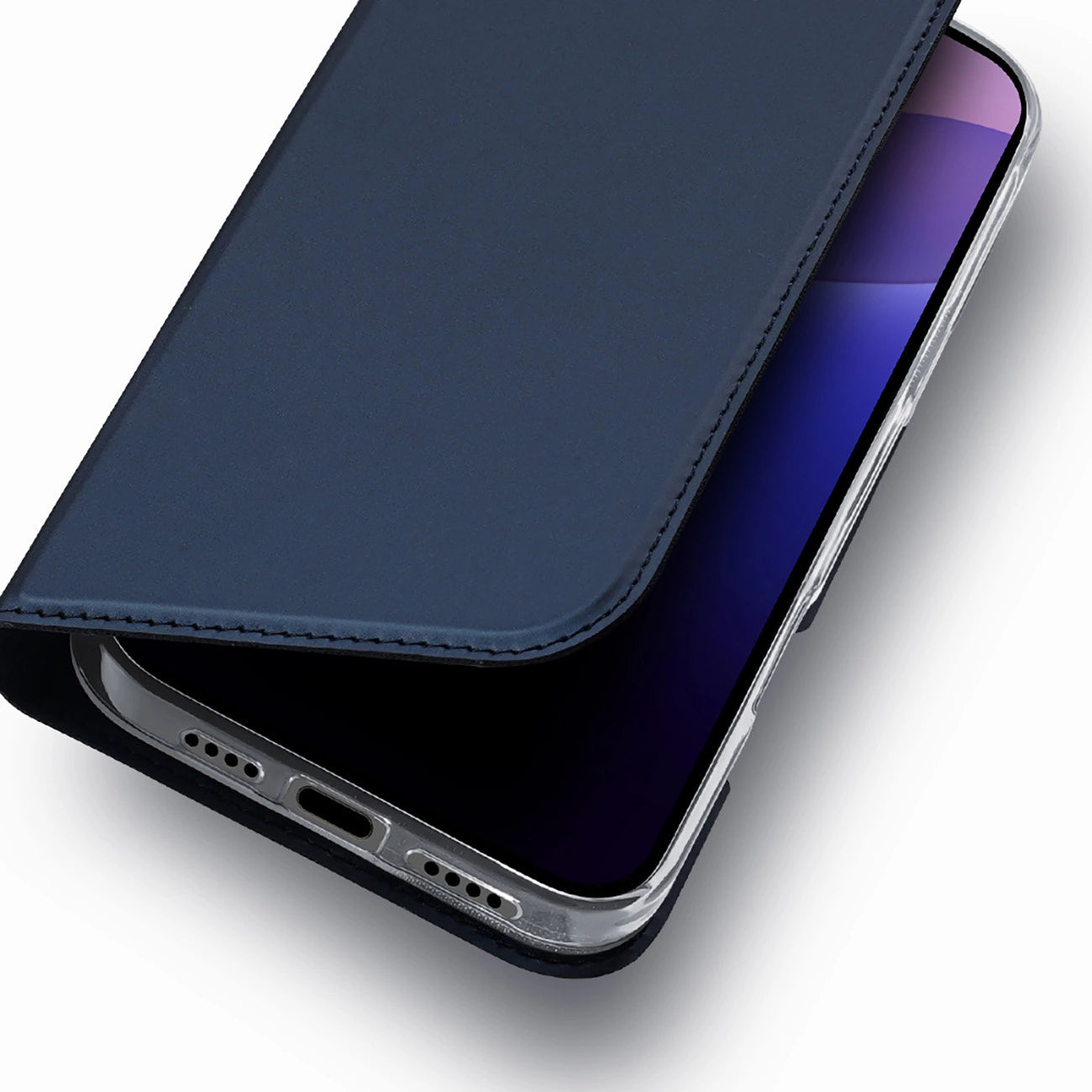 Dux Ducis Skin Pro iPhone 16 Pro Max Case with Flip and Card Slot - Blue_14