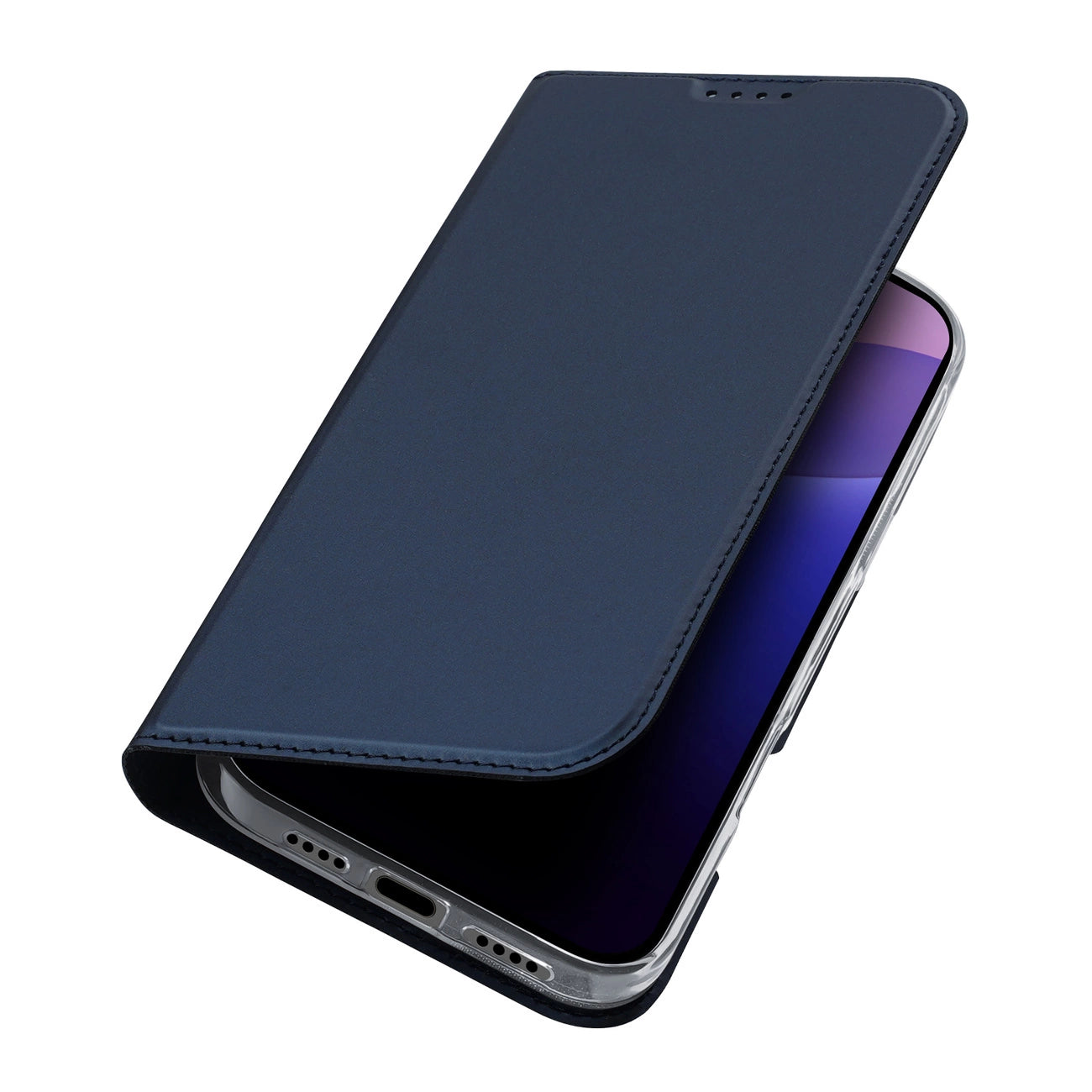 Dux Ducis Skin Pro iPhone 16 Pro Max Case with Flip and Card Slot - Blue_4