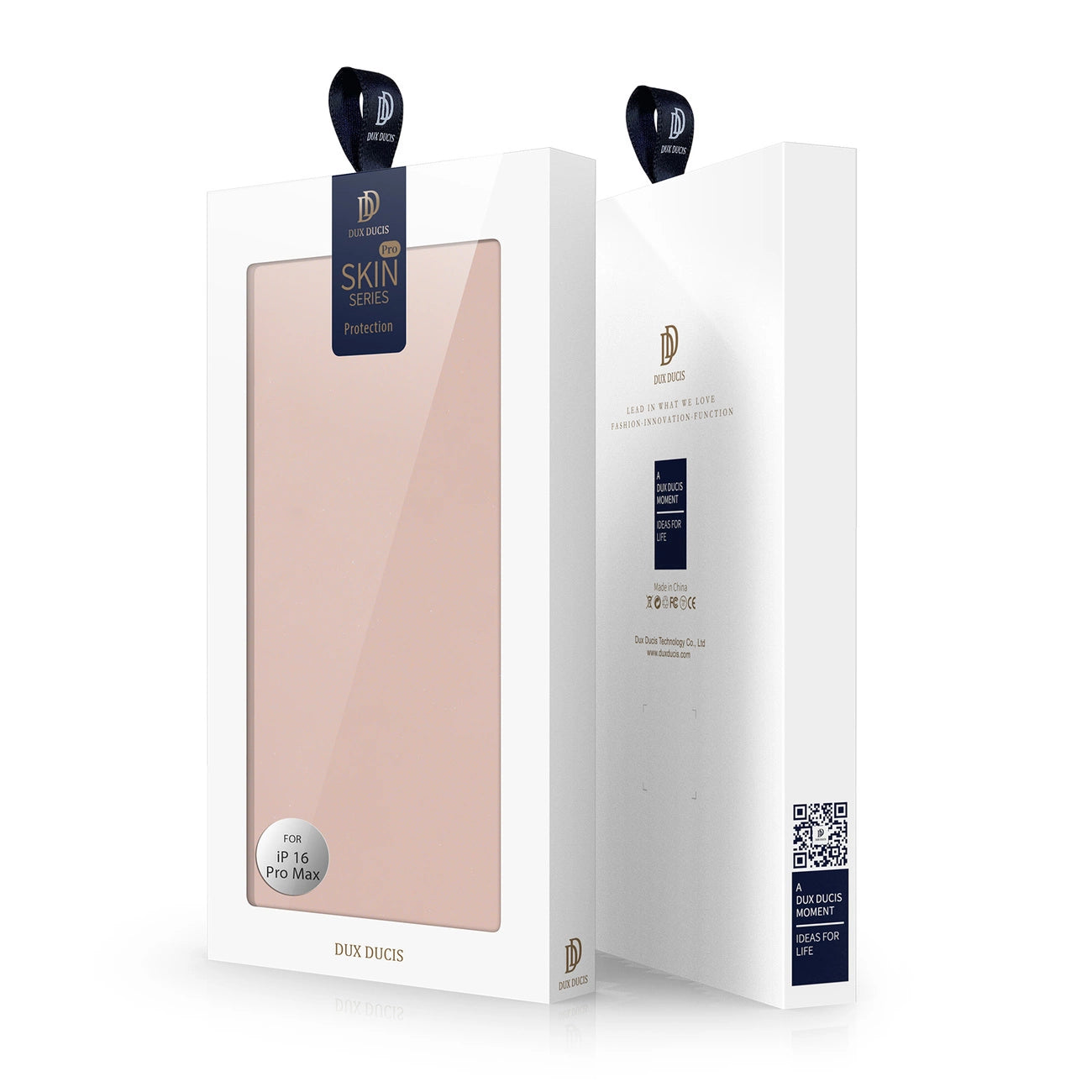 Dux Ducis Skin Pro iPhone 16 Pro Max Case with Flip and Card Slot - Pink_6