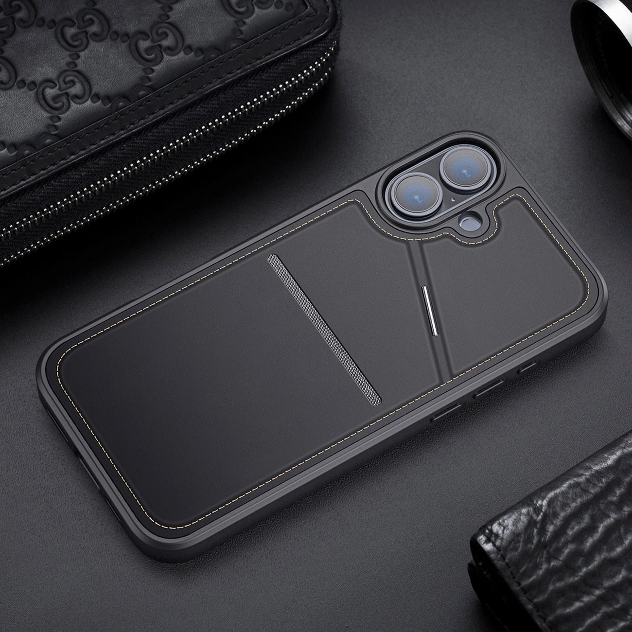 Dux Ducis Rafi II Mag Case with MagSafe for iPhone 16 - Black_13