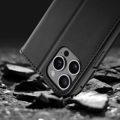 Dux Ducis Hivo iPhone 16 Pro Max Case with Flip and RFID Protection - Black_11