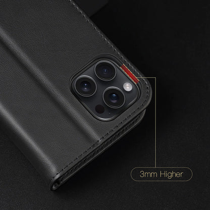 Dux Ducis Hivo iPhone 16 Pro Max Case with Flip and RFID Protection - Black_12