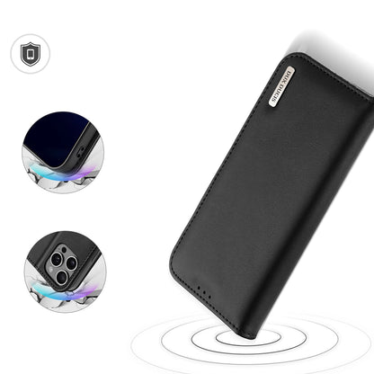 Dux Ducis Hivo iPhone 16 Pro Max Case with Flip and RFID Protection - Black_4