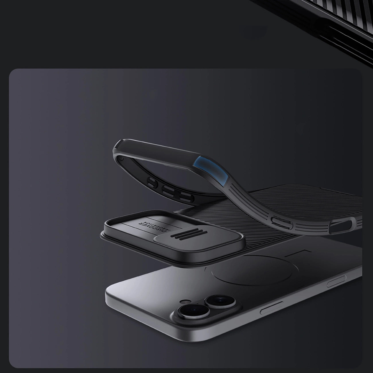 Nillkin CamShield Pro Magnetic Case for iPhone 16 - black_9