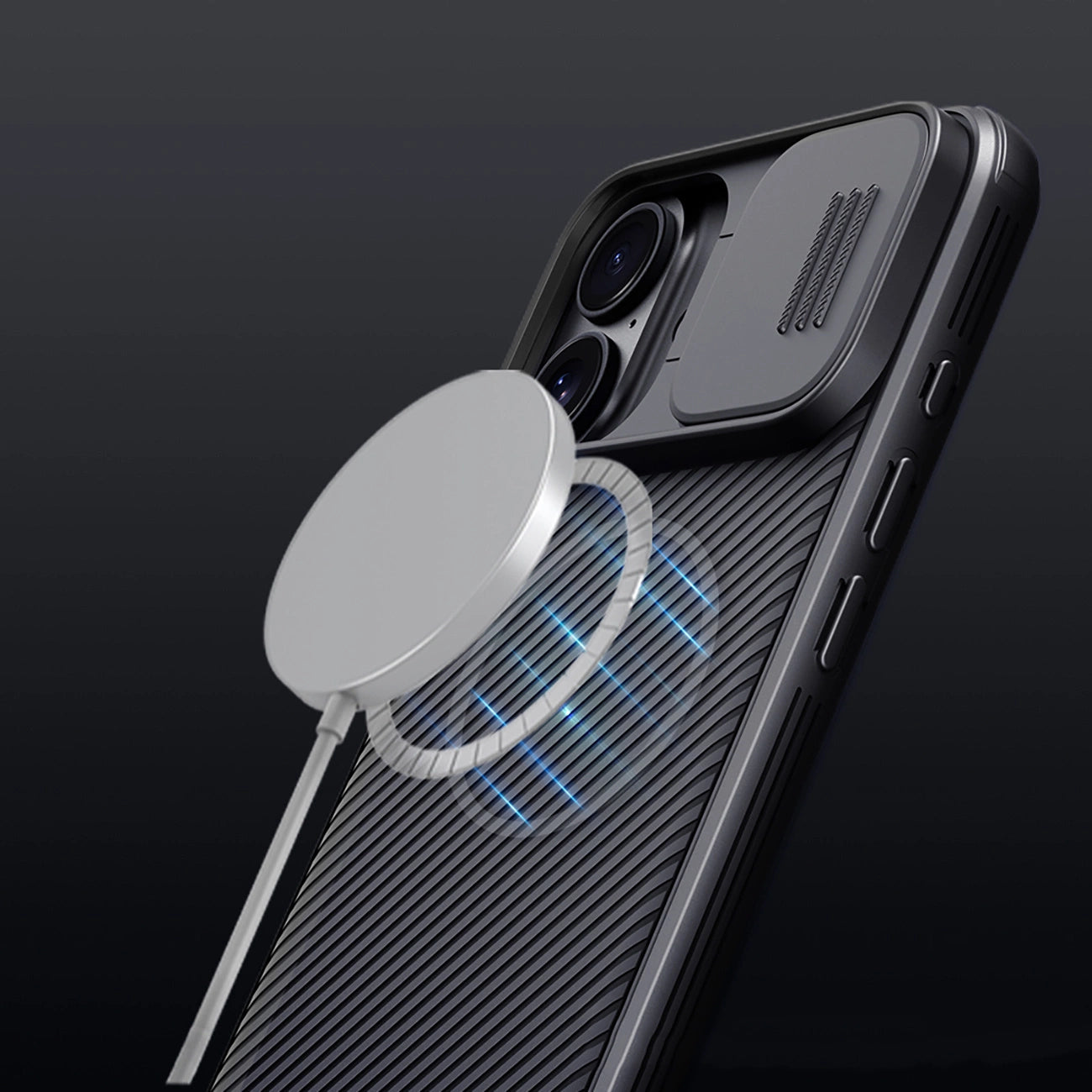 Nillkin CamShield Pro Magnetic Case for iPhone 16 - black_13