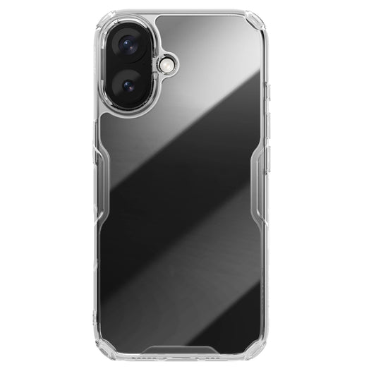 Nillkin Nature Pro Case for iPhone 16 - transparent and white_0