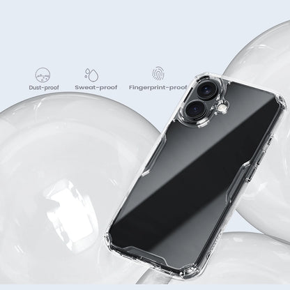 Nillkin Nature Pro Case for iPhone 16 - transparent and white_11